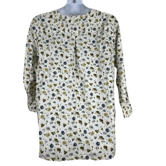 2/$25 Size XSM Duluth Trading Floral Button Up Shirt Tunic with Pockets NWT - Picture 4 of 5